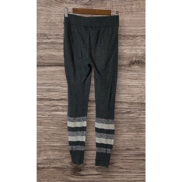 Gap Body Women's Gray and Black Sweater Leggings Size X-Small - Picture 3 of 9